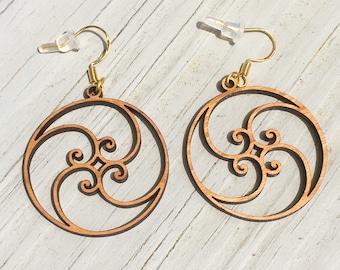 Wooden Hoop Earrings: Trendy Wood Jewelry
