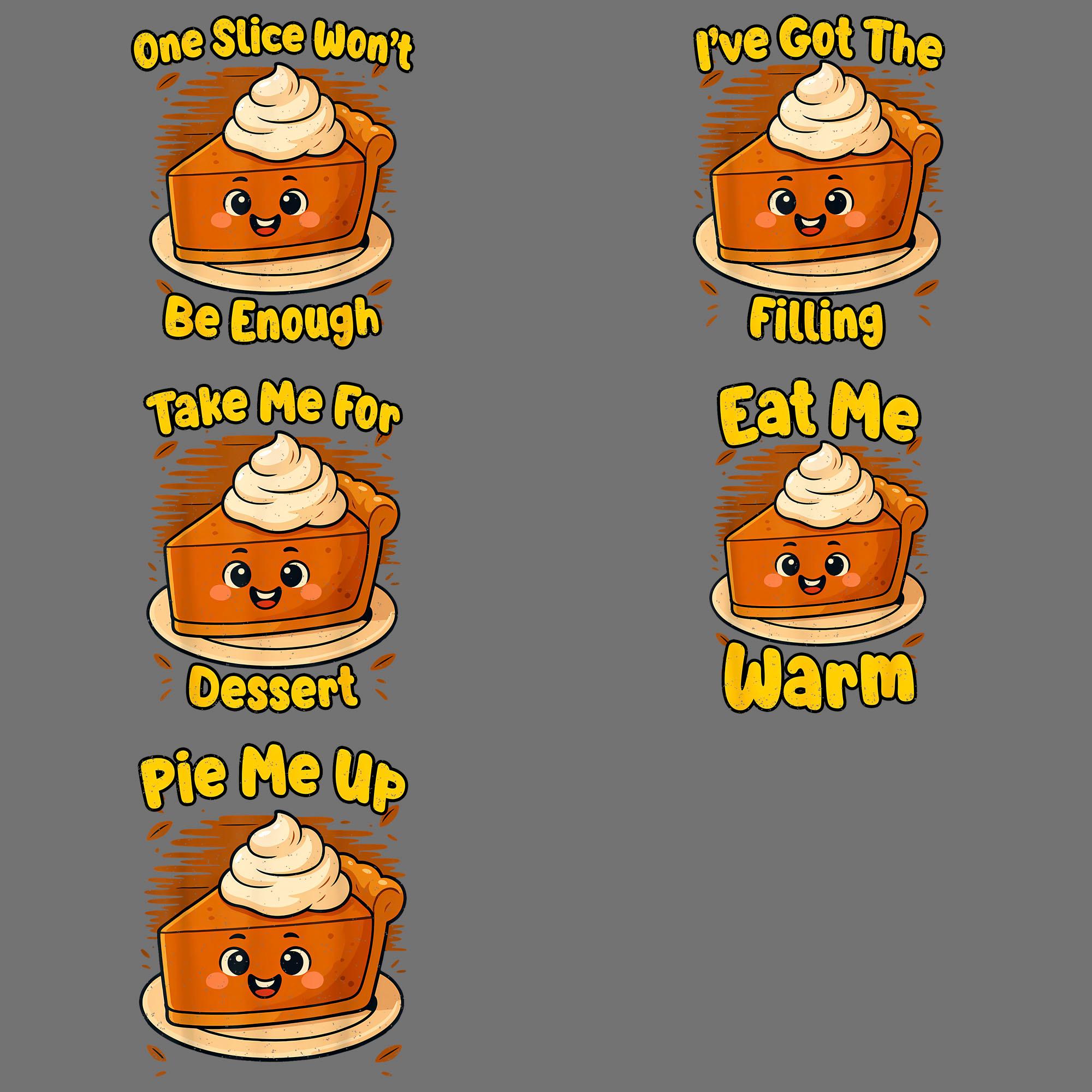 パンプキンパイの感謝祭PNG、面白いホリデーパーティーのクリップアート、感謝祭のデザート昇華デザイン、デジタルダウンロード、印刷可能な秋のユーモア -  Etsy 日本, image size:2000x2000