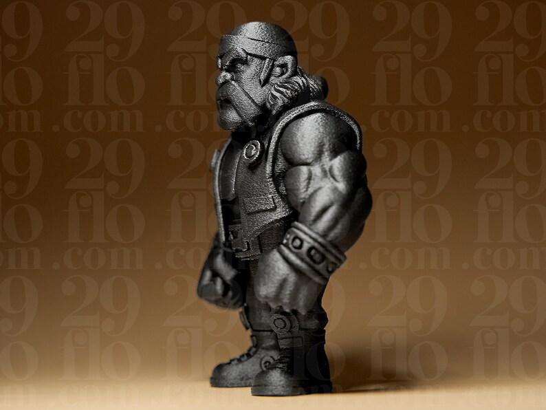 Cartoon Style Miniature | 3D Printed Comic-style Figure | Hand-painted ...