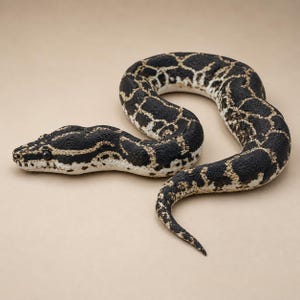 Midnight Mosaic – Royal Python Sculpture | Made in Germany