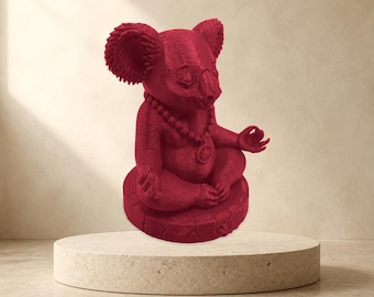 Meditierender Koala – dekorative Tier-Skulptur | ruhige Deko | Made in Germany
