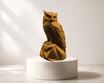 Weisheit und Stärke – Eulenfigur | Symbolische Dekofigur | Made in Germany