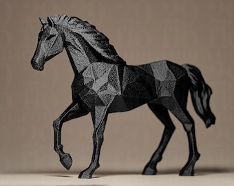 ブロンズ製の馬の頭の彫刻：終末論的な抽象芸術、室内装飾 - Etsy 日本