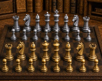 Modern design – complete 32-piece chess set | Modern design | Made in Germany