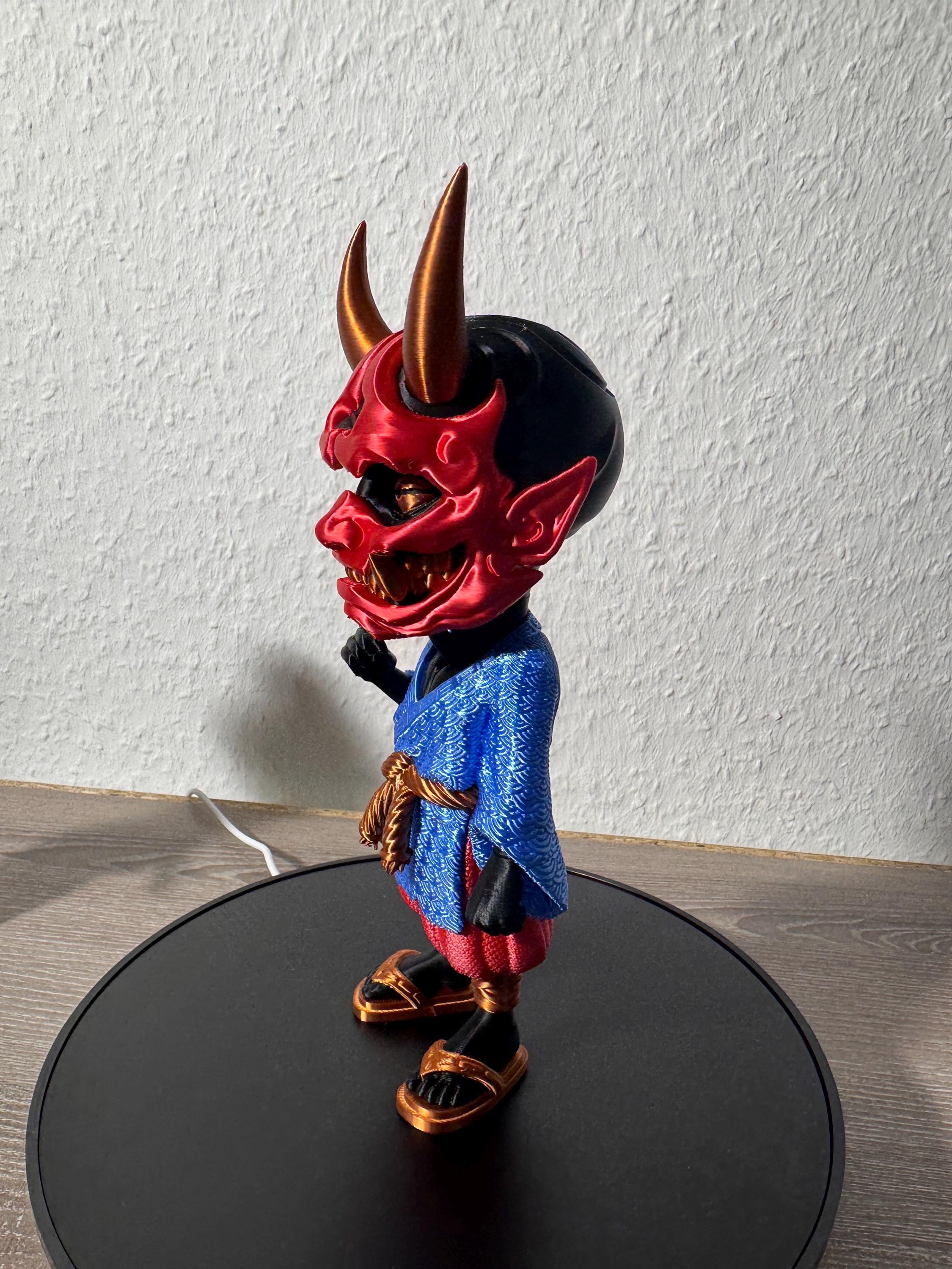 Hannya Chibi Oni Figure 20 Cm – Japanese Demon Statue | Hannya