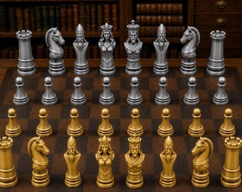 Sculptural Royal Court – Complete 32-Piece Chess Set | Royal Design | Made in Germany