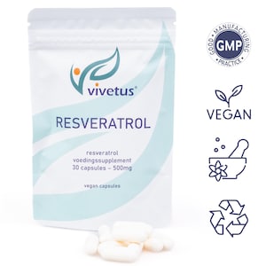 Vivetus® Resveratrol - 30 capsules - 500mg