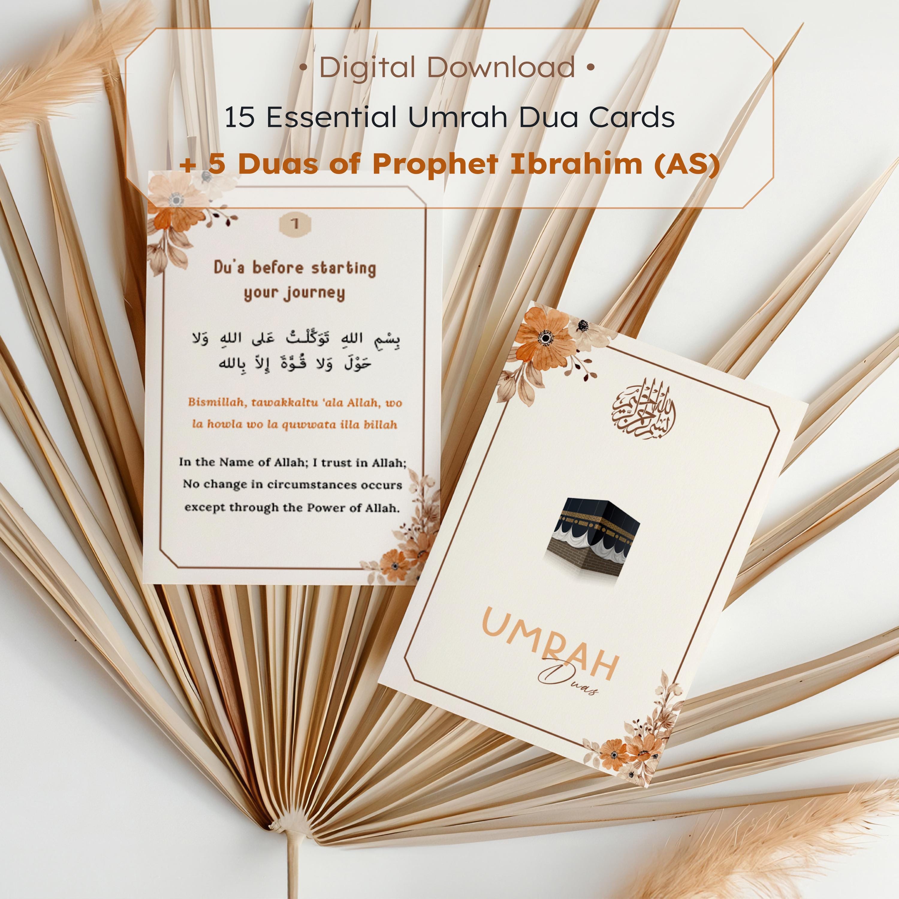 UMMA ESSENTIALS 24 cartes Umrah Dua – Guide étape par étape avec prières Umra, supplications et bonus Duas, cadeau islamique parfait pour adultes, unisexe, style minimaliste, cartes flash religieuses UMMA ESSENTIALS 24 cartes Umrah Dua – Guide étape par étape avec prières Umra, supplications et bonus Duas, cadeau islamique parfait pour adultes, unisexe, style minimaliste, cartes flash religieuses
