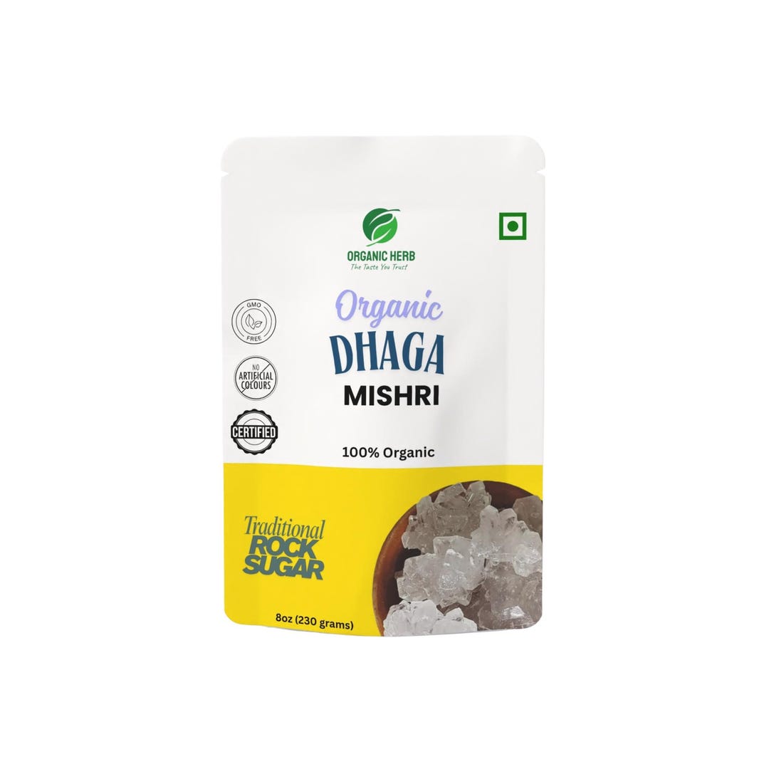 Organic Dhaga Mishri: Rock Sugar Candy Thread Crystals, 8oz - Etsy