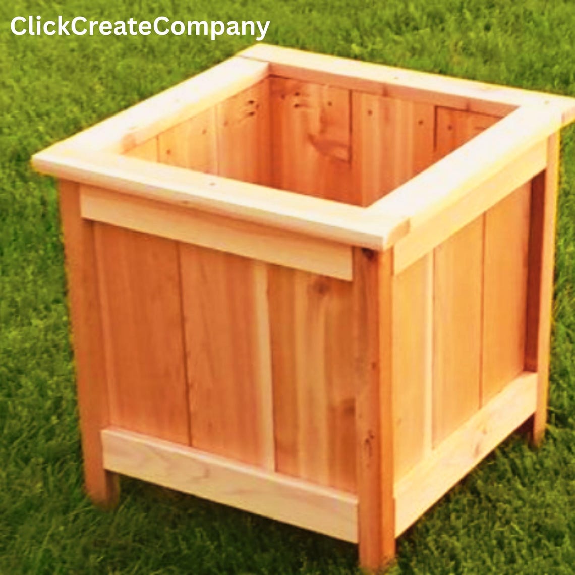 DIY Wood Planter Box Plans: Beginner-friendly Garden Project (PDF Plan ...