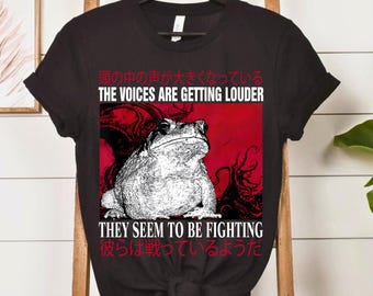 Lustiges Frosch-Grafik-T-Shirt: Retro Vintage Style Baumwoll-Shirt