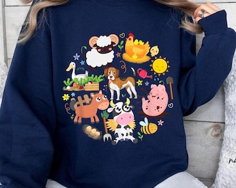Bauernhof Tiere Kleinkind Tee, Landwirtschaft Shirt