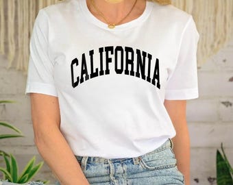 Camiseta clásica de California: camiseta retro de la Costa Oeste con orgullo del Estado Dorado para hombres, mujeres y jóvenes.