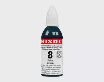 Dark Green Mixol Stainer 20ml Bottle Highly concentrated water or oil liquid