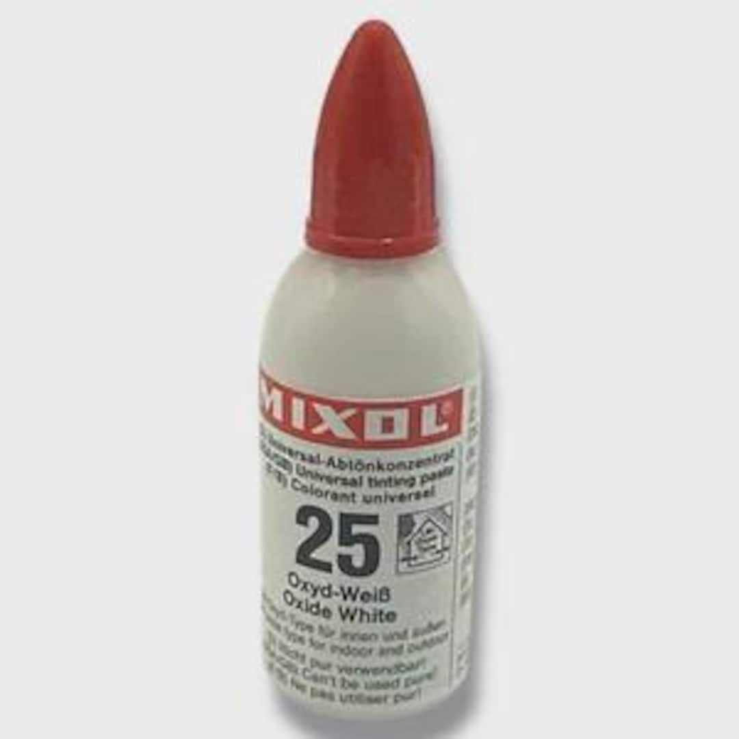 Oxide White Mixol Stainer 20ml Bottle Highly Concentrated Water or Oil ...