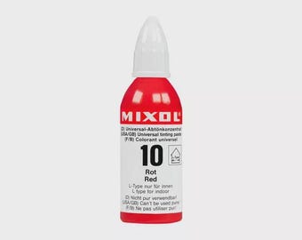Rode Mixol Stainer Fles van 20 ml Hooggeconcentreerd water- of olieachtige vloeistof