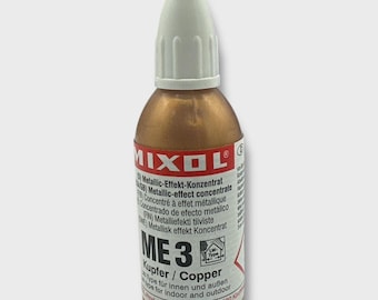 Tinción Mixol de Cobre Metálico Botella de 20 ml Líquido de agua o aceite altamente concentrado