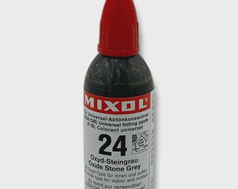 Tinte Mixol Gris Piedra Óxido Botella de 20 ml Líquido de agua o aceite altamente concentrado