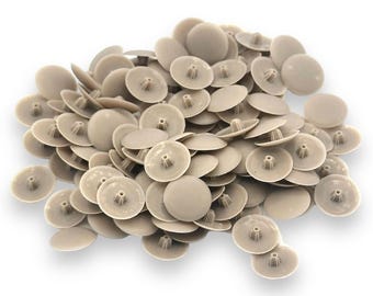 Tapas de tornillos grises greige Bifix™ Tornillos Pozi Phillips Snap On 6-8g Pz2 Ph2 Push Fix