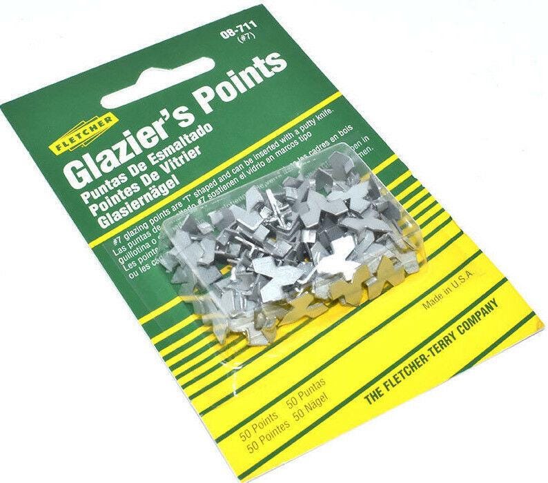 Fletcher PUSH POINTS Tabs for Picture Frame Framing Window Glazing ...