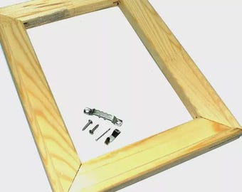 20"x16" Canvas Stretcher Bar Frame Kit: 19mm Deep with Hanging Kit
