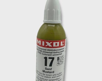 Mosterdgroen/geel Mixol Stainer Fles van 20 ml Hooggeconcentreerd water- of olieachtige vloeistof