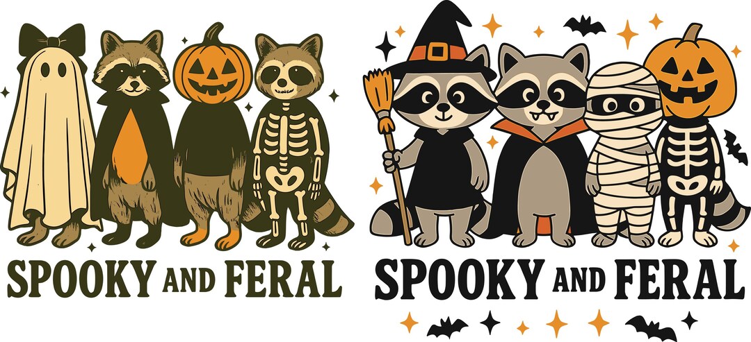 Halloween Spooky and Feral Raccoon Png, Halloween Spooky Season, Creepy ...
