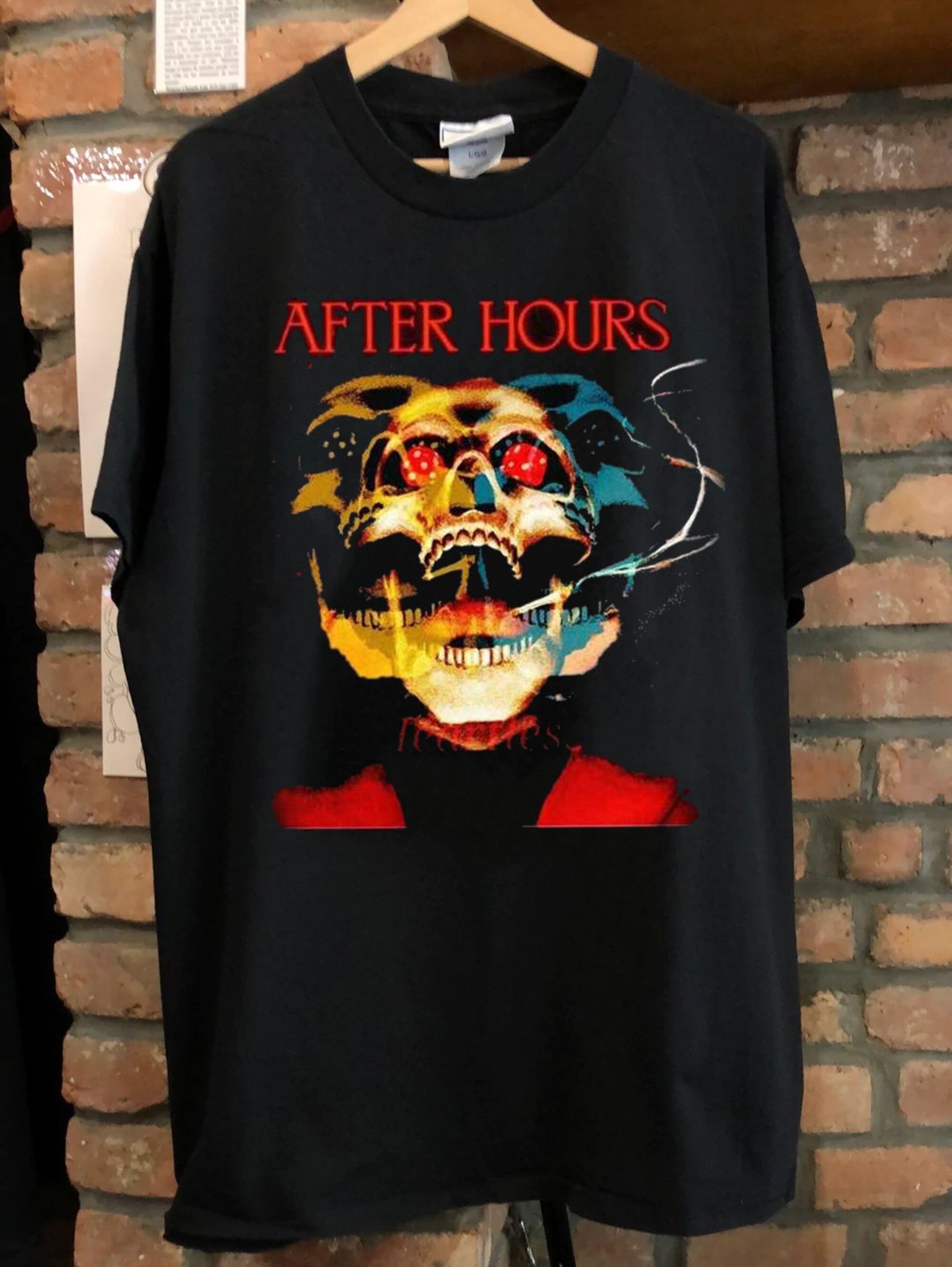 Discover The Weeknd After Hours Tour Skull 2022 T-Shirt