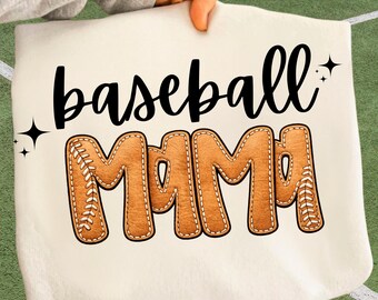 Baseball Mama PNG | Baseball Mom Game Day Design | Sports Mom Shirt Graphic | Trendy Mama Sublimation PNG | Digital Download