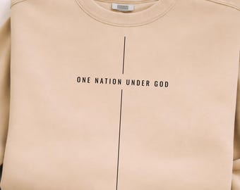 One Nation Under God Png,America 250,Patriotic Christian PNG ,USA 250th Anniversary ,july 4th png,Independence Day,Trendy Patriotic Graphic