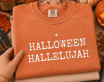 Halloween Hallelujah Png, Christian Halloween PNG, Faith Halloween Sublimation Design, Bible Believer PNG, Religious, Christian Fall PNG