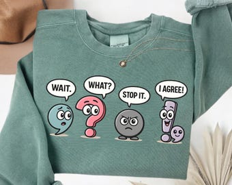 Wait What Stop It I Agree PNG | Funny Grammar Teacher Quote | Sarcastic Teacher Shirt Design | School Sublimation | Digital Download