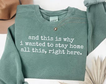And This Is Why I Wanted to Stay Home PNG | Funny Introvert Quote Sublimation Design | Sarcastic Humor PNG | Digital Download