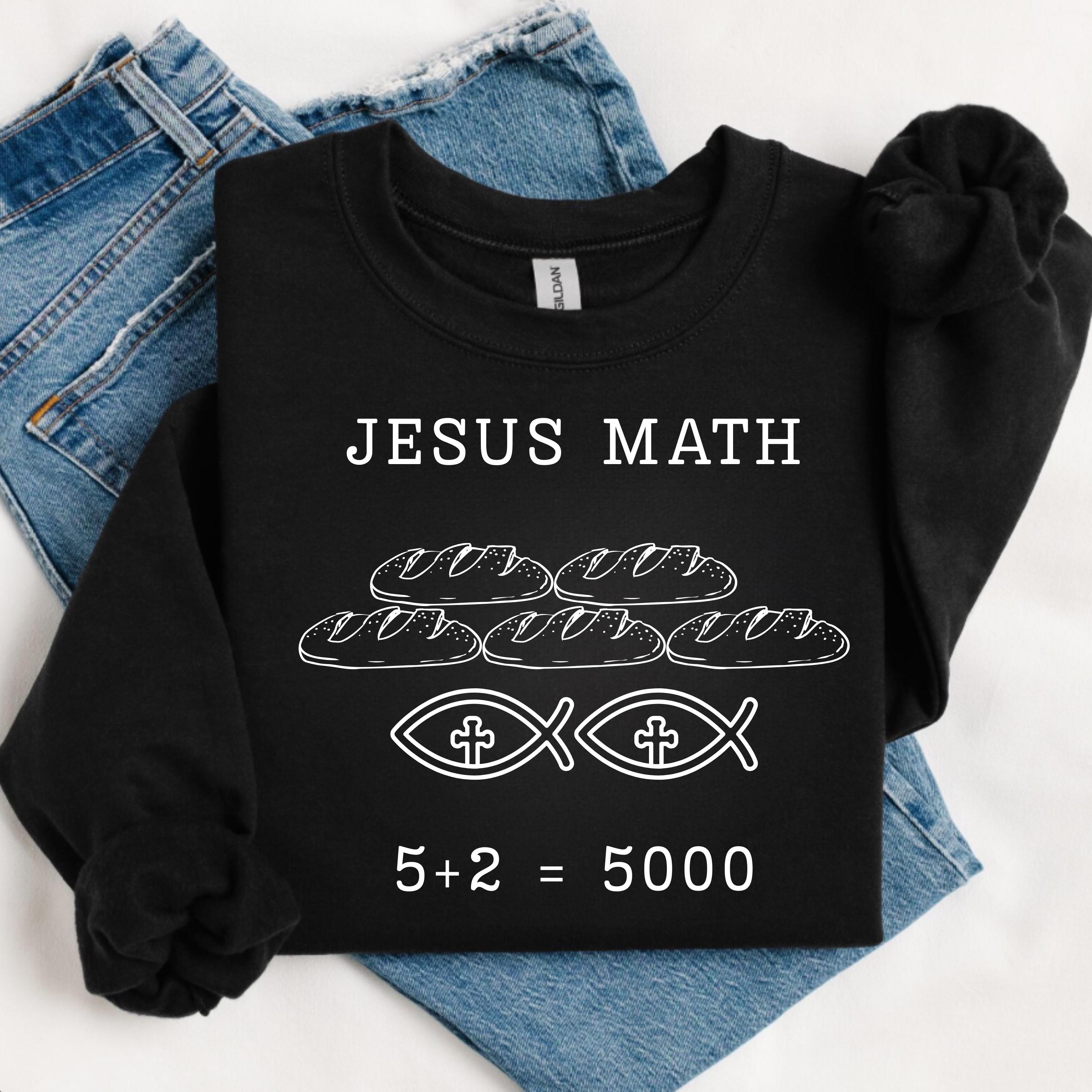 Jesus Math Talent Jesus Math PNG | Faith Based Humor Design | Christian Quote Graphic ...