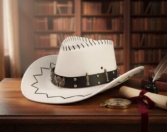 Cowboy Hat Red Velour With Chin Strap Vintage One Size - Etsy