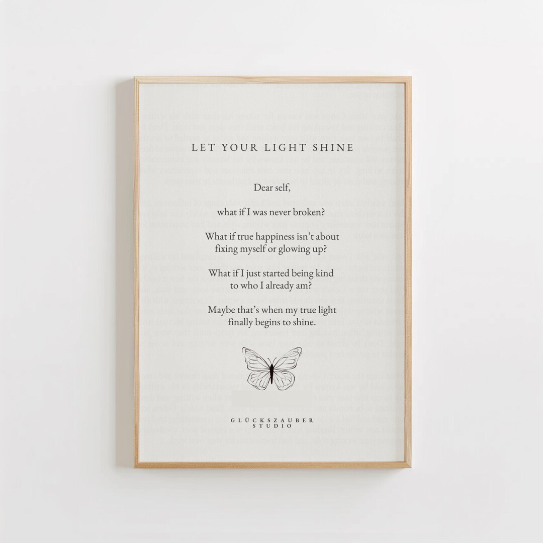 Positive Affirmation Printable Wall Art | Motivation & Self Love Print ...
