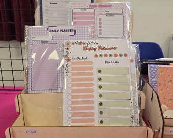A5 Planner Pad Daily Weekly To Do List Desk Organiser UK Stationery Small Business
