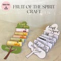 Fruit of the Spirit folding surprise craft, Galatians 5:22-23 for kids, Bible Printable Activity, Sunday School, VBS, Christian Homeschool product logo
