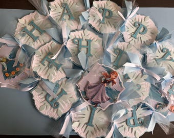 Frozen Birthday Banner- Frozen Banner- Winter Wonderland Party - Winter Wonderland Decorations