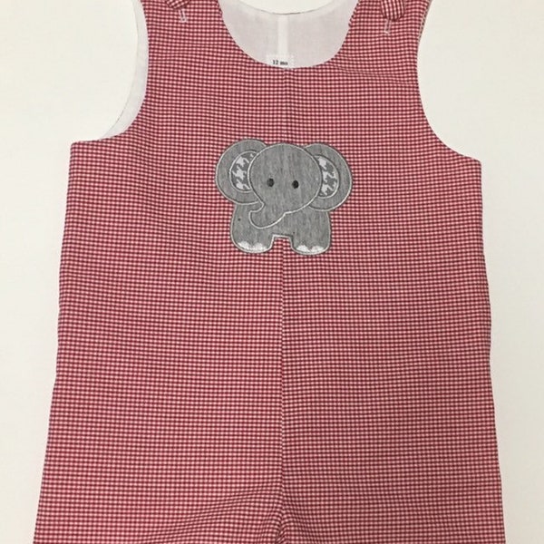 Elephant Mascot. Short-All, Jon-Jon, Little Boy game day outfit, football outfit, elephant, tiger paw