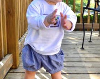 Bubble Shorts for boys and girls, bubble shorts with pockets, bloomers, cloth diaper covers, banded legs, up to size 12