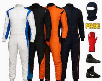 Custom Formula 1 Racing Suit: Personalized Kart Suit with Gloves & Balaclava