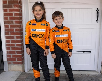 Custom Formula 1 Racing Suit: Personalized Kart Suit with Gloves & Balaclava