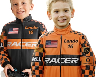 Custom Racing Bomber Jacket: Vintage Motorsport Style, Personalized Name & Number