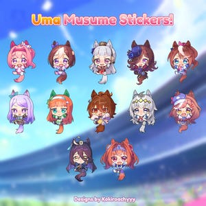 Uma Musume Aufkleber
