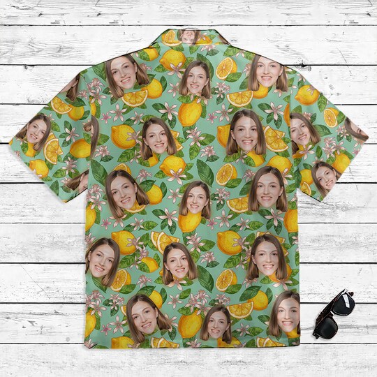 Disover Customized Photo Face Shirt | Personalized Hawaiian
