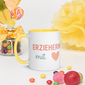 Cup educator with heart