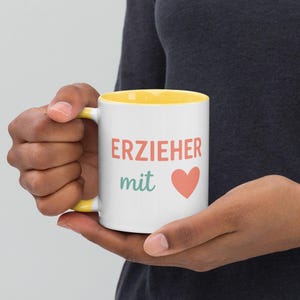 Cup educator with heart
