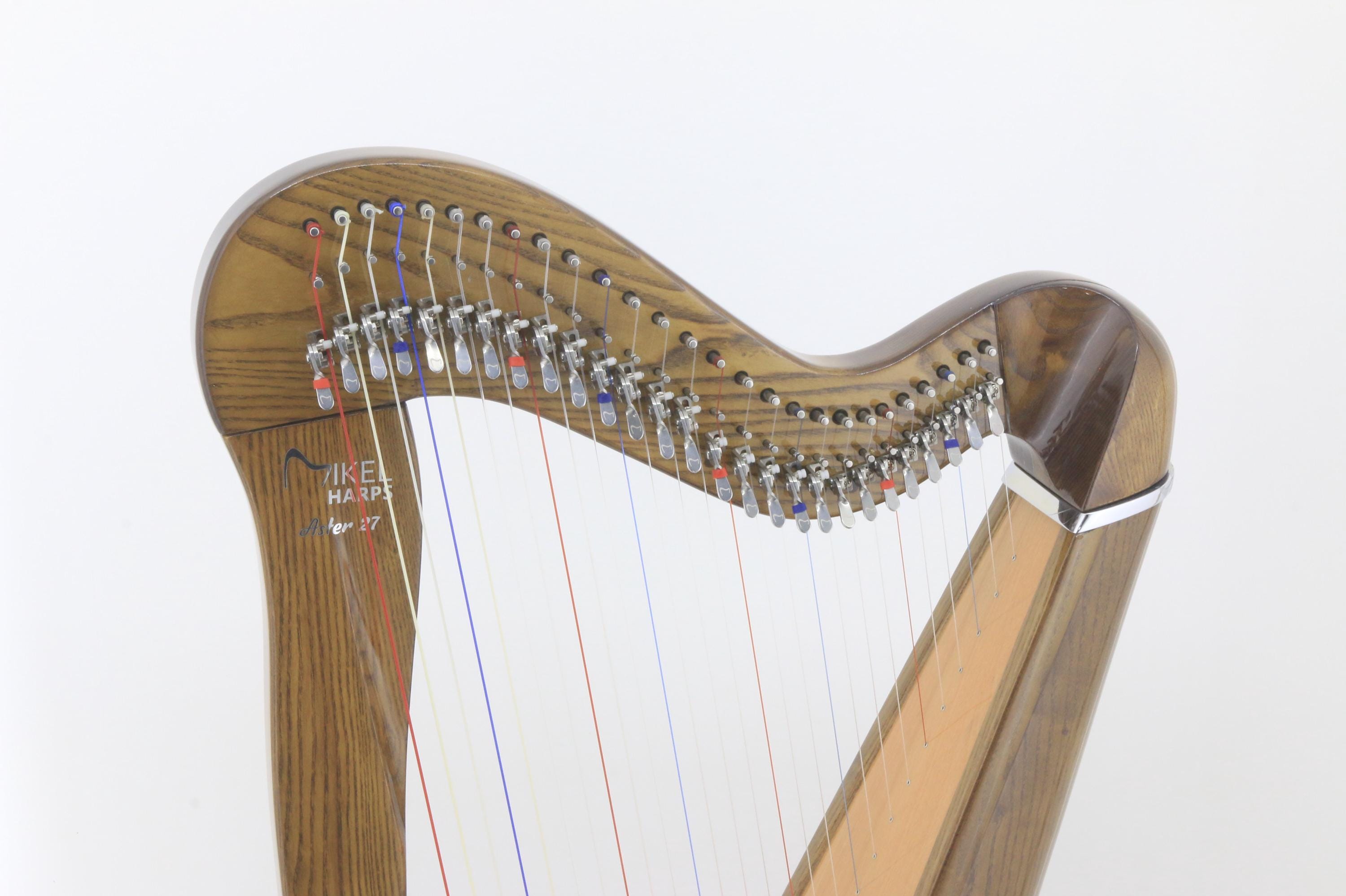 String Lever 27 String Lever Harp in Ash Wood: Celtic Harp With Bag - Etsy