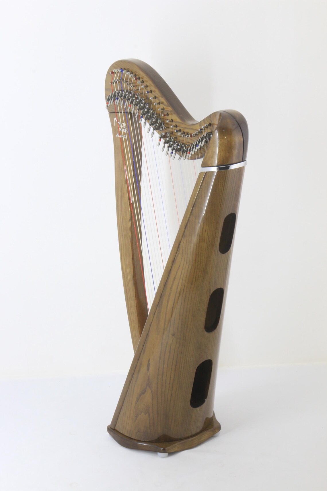 String Lever 27 String Lever Harp in Ash Wood: Celtic Harp With Bag - Etsy
